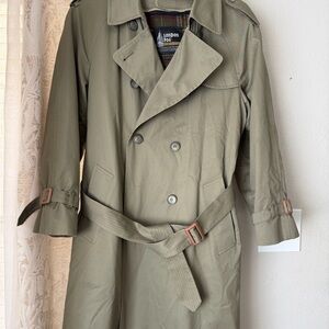 London Fog Men's Khaki Trench Coat